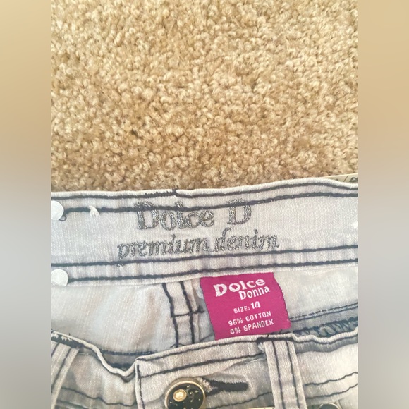 Girls Dolce  Ash Grey denim Pants “14” / “XS” - Picture 8 of 12